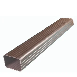 UPVC Down Pipe 4m Long (63mm x 82mm) – Brown
